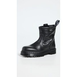Dr. Martens Unisex Anistone Lo Leather Boots Fashion, Black, 9 US Men