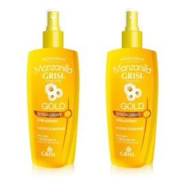 2 Piezas Loción Manzanilla Aclarante De Cabello 250ml Grisi