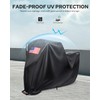 Benlari Motorcycle Cover Waterproof Outdoor, Heavy Duty Motorcycle Cover, Universal