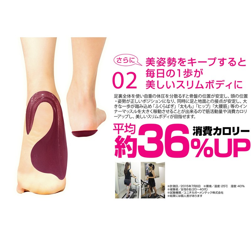 Takatsuki Ayumu Ageless Walk Insole, Bordeaux