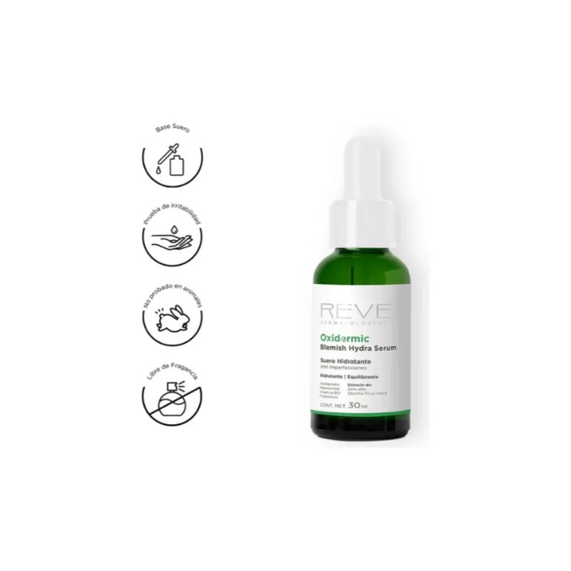 Reve Oxidermic Blemish Hydra Serum 30 Ml Hidratante Facial