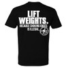 Ironville Lift Weights Weightlifting Soft Blend T Shirt (US, Alpha,