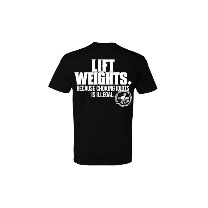 Ironville Lift Weights Weightlifting Soft Blend T Shirt (US, Alpha,