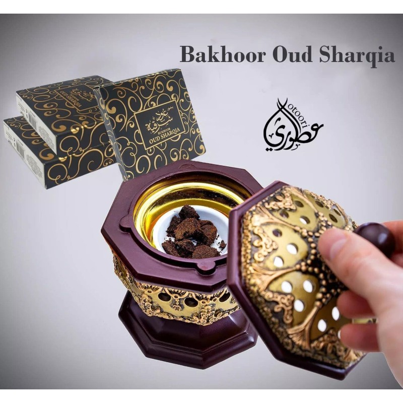 My Perfumes Bakhoor Oud Sharqia Arabic Incense Bricks 40g -