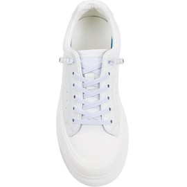 AOLLRUIRLL Elastic No Tie Shoe Laces One Size Fits All, Elastic Shoelaces for Kids and Adults White