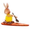 Drechslerei Kuhnert Easter Decoration / Easter Bunny "Stupsi Rabbit with
