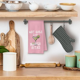 ChenCraty Funny Margarita Kitchen Hands Towels,Margarita Lover Gifts,Margarita Party Bar Cart Decor Hand Tea Towels,16x24 Inches