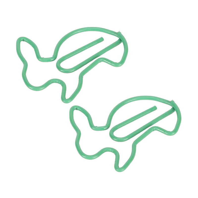 100 Pcs Rabbit Shaped Paper Clip Creative Cute Cartoon Animal