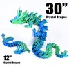 LOCYFENS Large 30" 3D Printed Dragon, Articulated 3D Dragon Toys,
