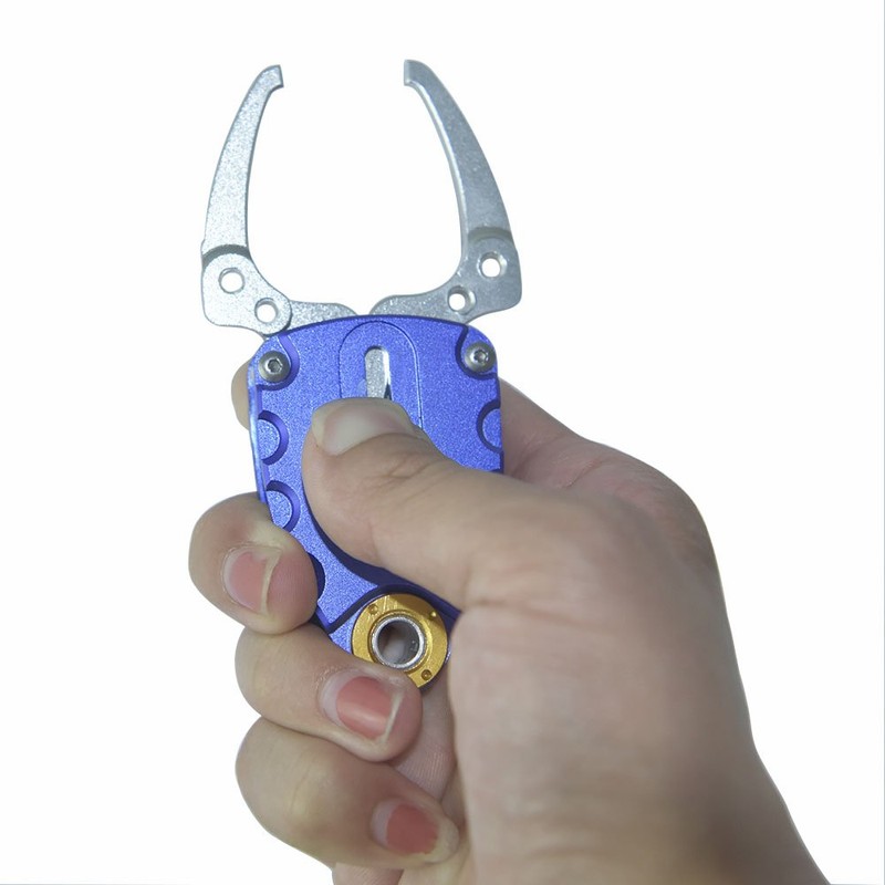 TOPIND Aluminum alloy Mini Fish Lip Grip Gripper Fishing Grabber
