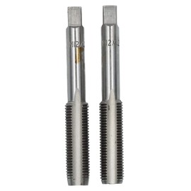AB Tools M12 x 1.25mm Metric Tap Set, Tungsten Steel, Taper and Plug Thread Cutter TD011