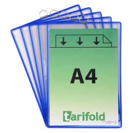 Tarifold HANGING FRAME POCKET TARIFOLD A4 BLUE 5 POCKETS