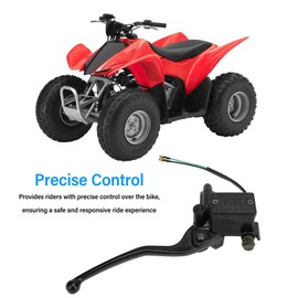 Universal Hydraulic Brake Master Cylinder with Improved Metal Control for Motorcycle ATV Scooter Moped Dirt Bike with 50cc 250cc Models, Default