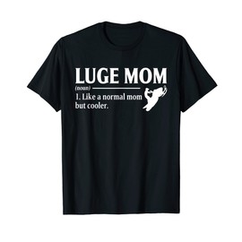 Luge Mom Vintage Snowmobile Snow Sled Rider Snowmobiling T-Shirt