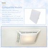 yrjns AP5609551 Light Cover Compatible with Nutone, Broan, Kenmore (S97011813)
