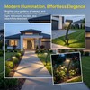 Ousam Led Solar Lawn Lights 7-Shaped Solar Walkway Light Outdoor