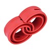 2pcs Red Car Shock Absorber, Car Spring Assistors Car Coil