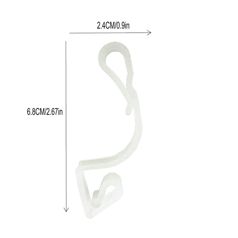 Simply Products 32 Giant Gutter Hooks for Hanging Outdoor Christmas