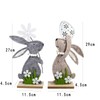HERZWILD Felt Rabbit Stand for Easter, Easter Decoration, Easter Bunny