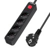 Aigostar 4-Way Power Strip with Switch, Multiple Socket with Child