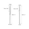 sourcing map 2.35mm Shank Split Tapered Straight Mandrel Sandpaper Holder