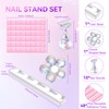 Makartt Nail Holder Nail Stand Nail Art Magnetic Nail Holder