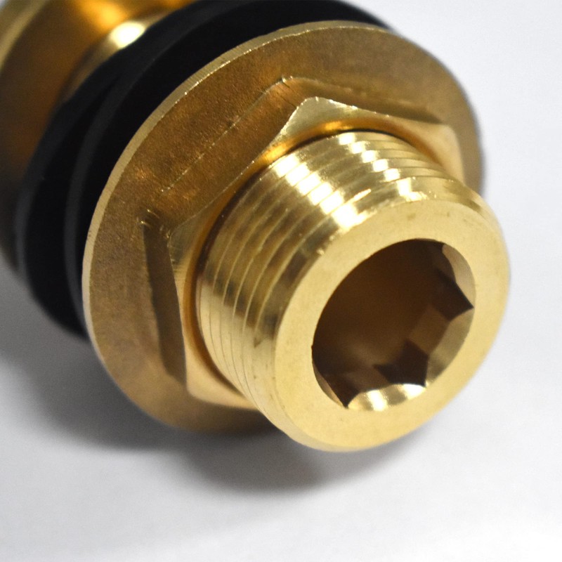 sumerain Clawfoot tub faucet Brass Extension Nut for tub wall