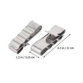 BUGUUYO Photovoltaic Cable Clamp Solar Panel Wire Clips 4 Harness Clips Compact Wire Holder for Residential Commercial Solar Systems Outdoor Use
