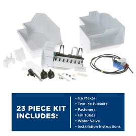 Refrigerator WR30X10093 IM6D Icemaker Kit, White