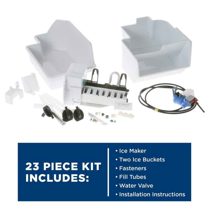 Refrigerator WR30X10093 IM6D Icemaker Kit, White