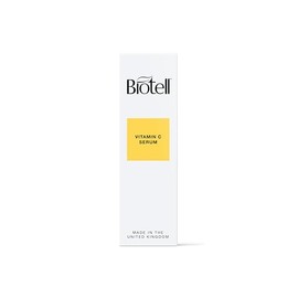Biotell Vitamin C Serum with Hyaluronic Acid for Radiant Skin, Reduces Dark Spots and Fine Lines, 30ml