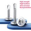 Qrity Self Tapping Screws M4.2 x 50 mm, Drill Tail