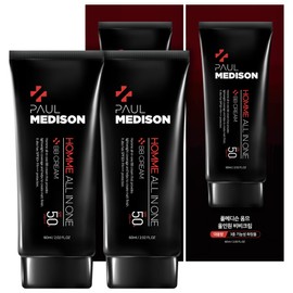 Paul Medison Homme All-in-One BB Cream 2pcs: 60ml Tone-up Cream Sunscreen BB Cream Recommendation Homme All-in-one BB Cream 2pcs / 폴메디슨 옴므 올인원 비비크림 2개 : 60ml 톤업크림선크림비비크림추천 옴므올인원비비크림 2개