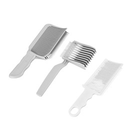 3PCS Wezxrauo Professional Barber Fade Combs Set for Men - Hair Clipper Cutting & Blending Tools, Taper & Fade Combs for Home Salon & Hairdressing