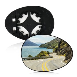 Aritoxy Passenger Heated Mirror Glass Fit for Mini Cooper 2007 2008 2009 2010 2011 2012 2013 2014 2015, Right Side Mirror Replacement 51169803193 51162755626