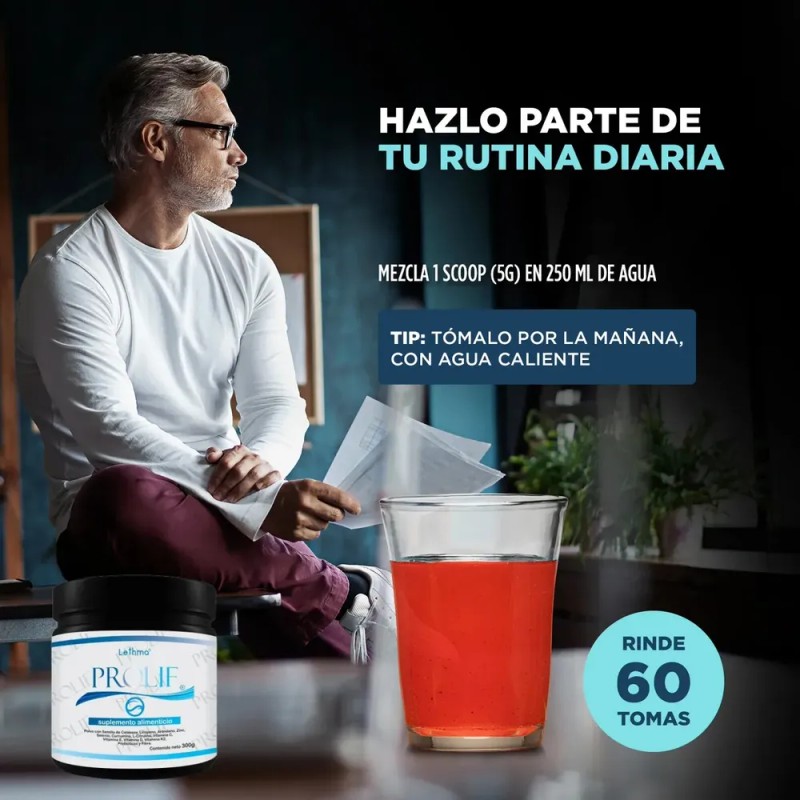 Lethma Prolif Multivitamínico Prostático con Licopeno y Zinc 300g