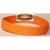 Gluttony Wristband Rubber Bracelet ADULT size Orange