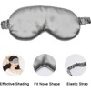 4Pcs Silk Sleep Eye Mask, Soft Satin Eye Shade Cover,