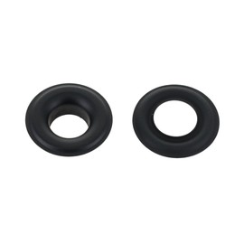 Grommet, Beveled, Black Matte, Solid Brass-LL (100 sets per bag), 5/16"