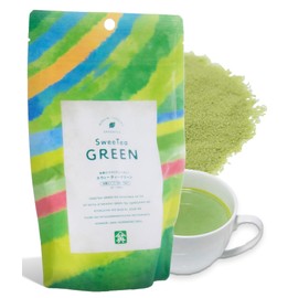 Green Tea Powdered Green Tea Sugar, 5.3 oz (150 g), Shizuoka Kakegawa Tea, Lactic Acid Bacteria Fermented Tea, Used Sweet Tea Yamaei