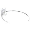 SAMKY Unique Vintage Style Asymmetric Butterfly Crystal Headband Tiara T839
