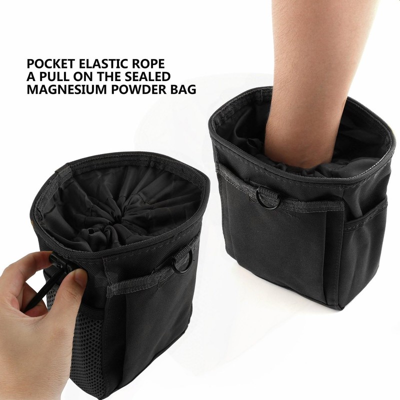 NewBEP Climbing Chalk Bag with Grommets Perfect pocket design for