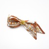 (3 types) Burnaby scarf unbalanced ribbon hairpin blue 10cm /