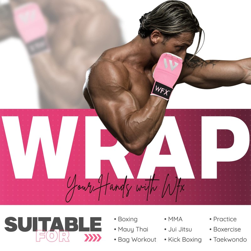 Boxing Hand Wraps Punch Bag Men Women Gel Inner Gloves