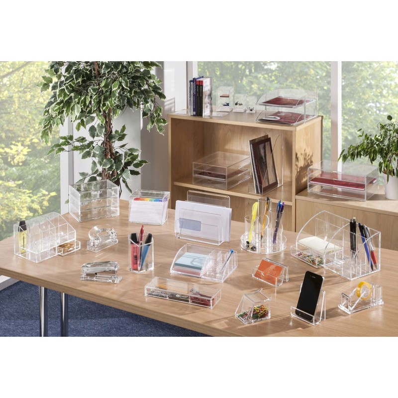 OSCO Clear Acrylic Round Pen Pot