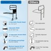 KingPavonini Bed Rails for Elderly Adults Safety with 9 Level