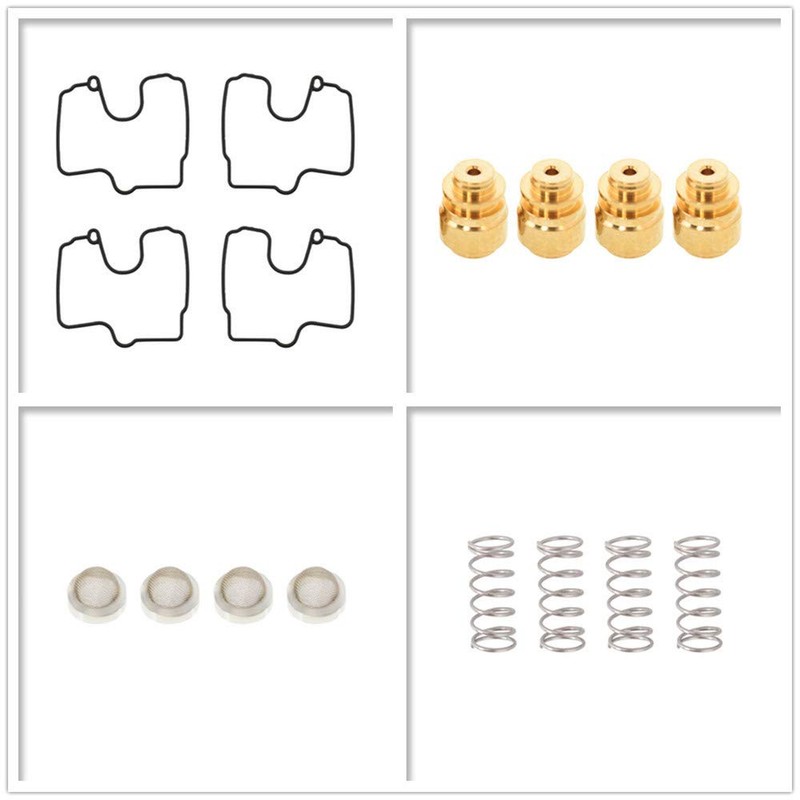labwork 4-Pack Carb Carburetor Repair with Gasket Jets Kits Replacement