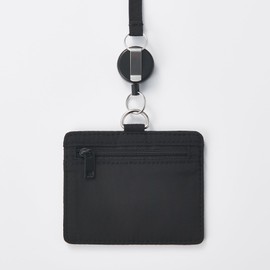 MUJI NDD73A1S Polyester Card Case Black