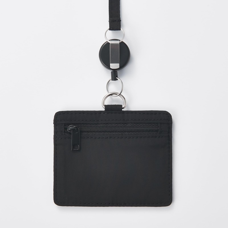 MUJI NDD73A1S Polyester Card Case Black