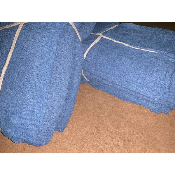 ITC 1000 Blue Shop Towels Mechanics Rags Cleaning Oil & Grease Grade B